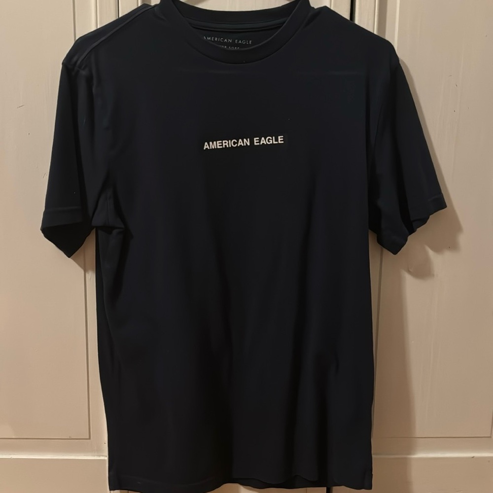men’s xs american eagle t shirt navy blue